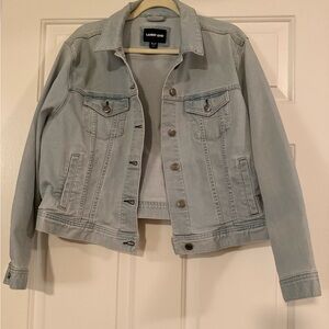 Lands' End Women's Soft Blue Jean Jacket